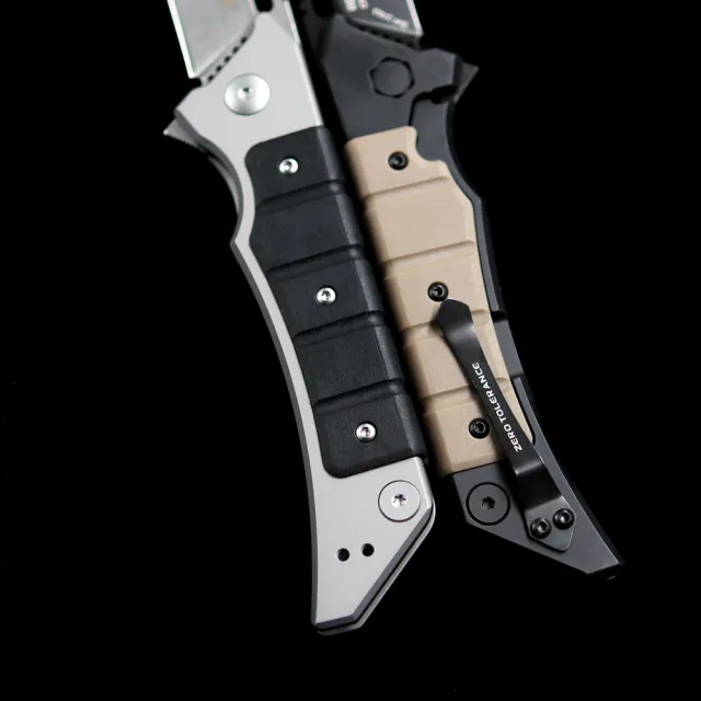 ZT 0223 Flipper Fish Fin KVT Bearing Folding Knife