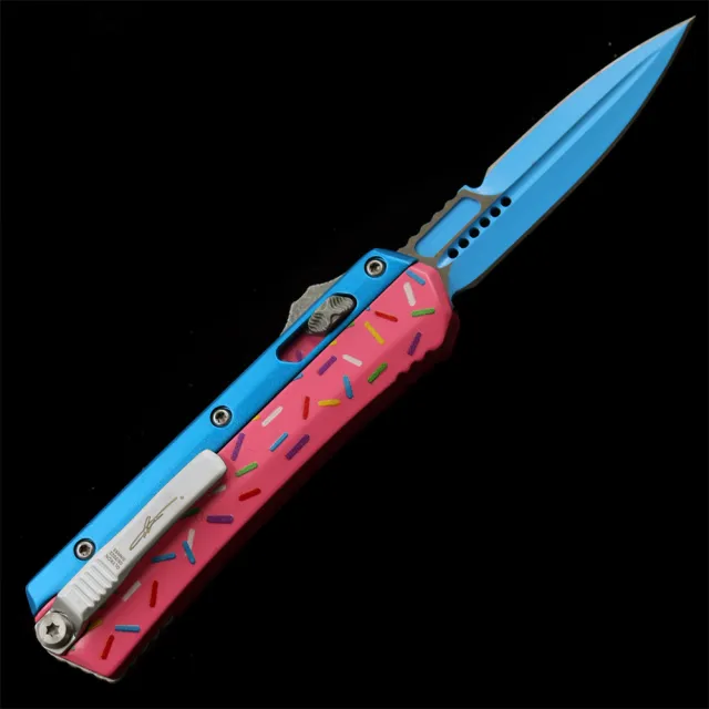 MINI Donut Pink GLYKON Zinc alloy handle Automatic knife