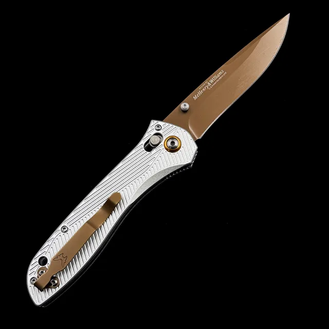 BM 710FE-2401  Aluminum Seven | Ten McHenry`Williams AXIS FOLDER  Folding knife