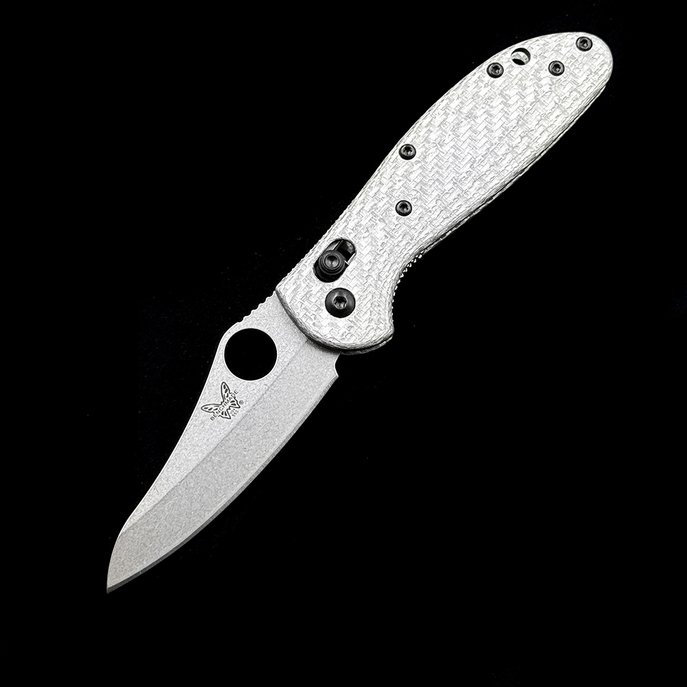 BM MINI 555-1 556-1 Griptilian AXIS Bearing Carbon fiber handle Folding Knife