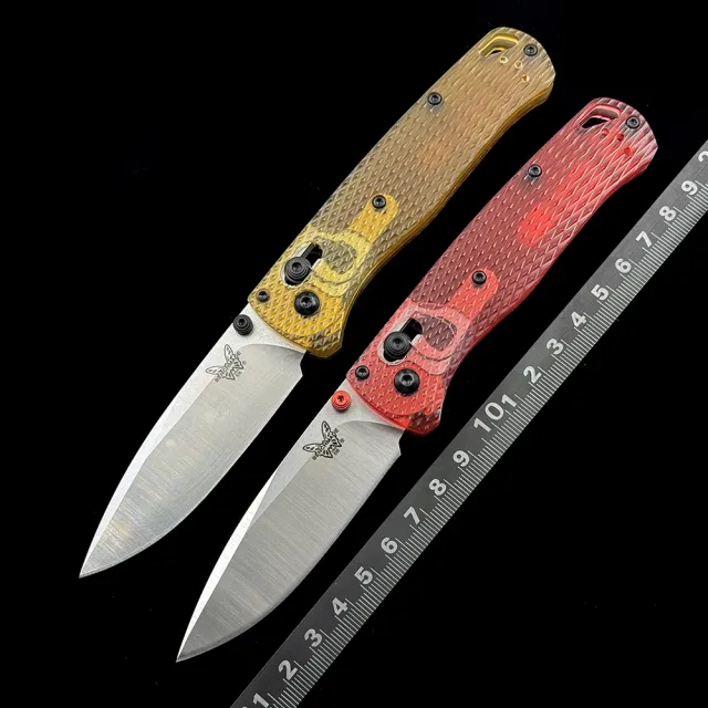 BM 535 Bearing Bugout AXIS PEI/ Acrylic handle Folding Knife