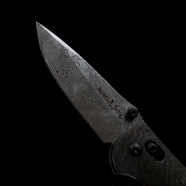 BM 556 Griptilian AXIS Damascus  folding knife