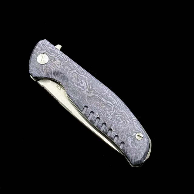 Shirogorov F3 G10 handle D2 blade folding knife