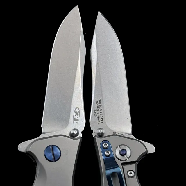 ZT 0392 Ceramic Bearing TC4 Titanium Handle Folding Knife Outdoor Camping Hunting Pocket EDC Tool Knife