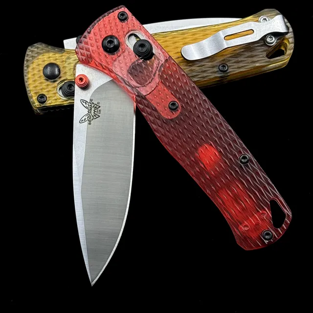 BM 535 Bearing Bugout AXIS PEI/ Acrylic handle Folding Knife
