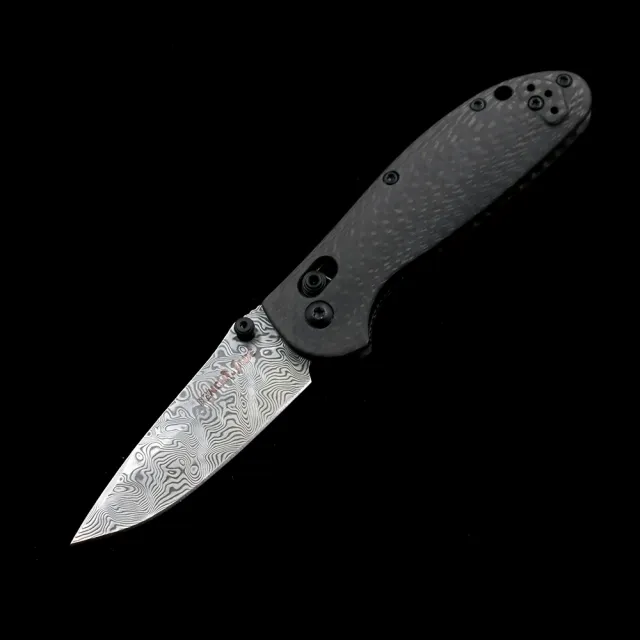 BM 556 Griptilian AXIS Damascus  folding knife
