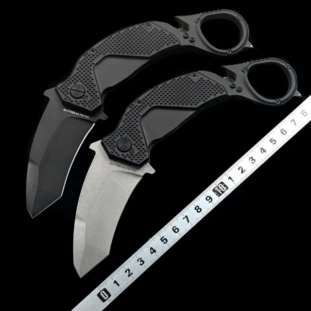 Extrema Ratio Nightmare Karambit Liner Lock Knife Black Aluminum