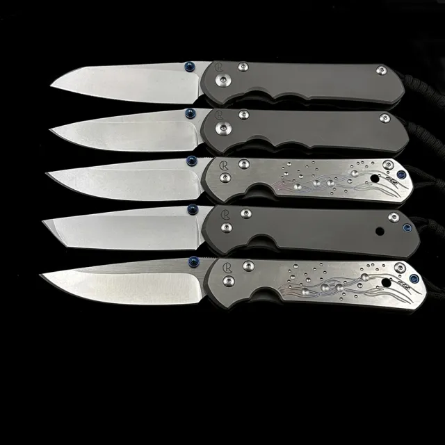 Chris Reeve 21TH/25TH Anniversary Titanium Handle Folding Knife
