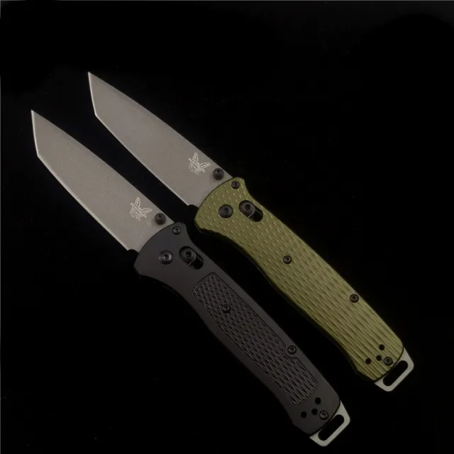 BM 537GY Bailout AXIS Aluminum Handle 3V Blade Folding Knife