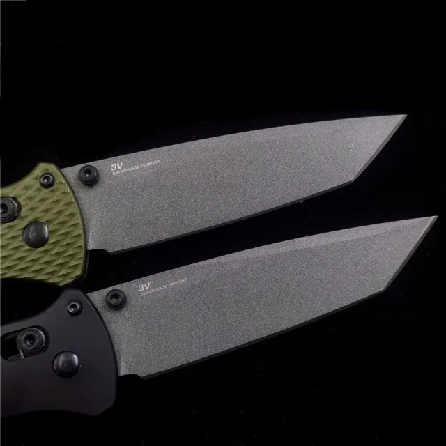 BM 537GY Bailout AXIS Aluminum Handle 3V Blade Folding Knife