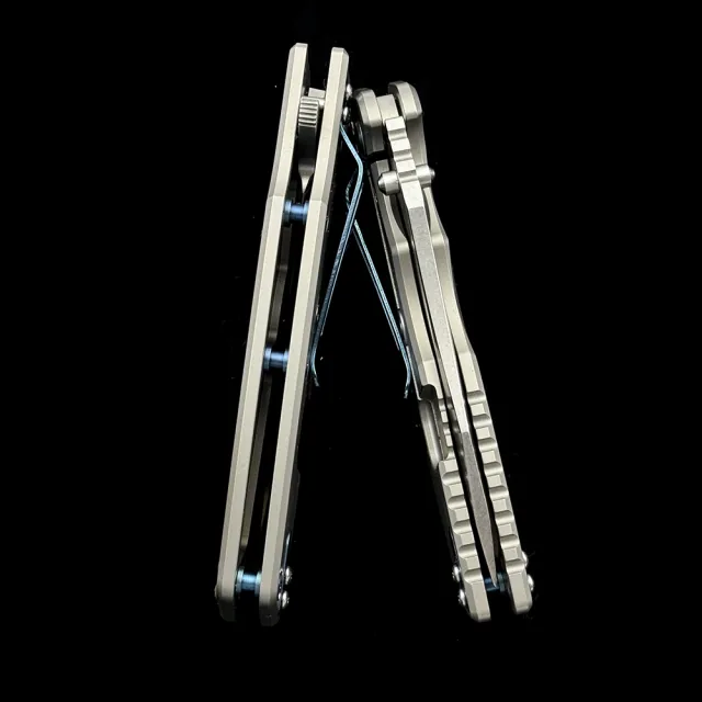 ZT 0392 Ceramic Bearing TC4 Titanium Handle Folding Knife Outdoor Camping Hunting Pocket EDC Tool Knife