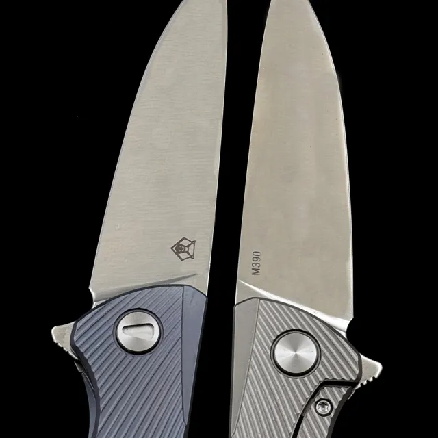 Shirogorov F95 Icebreaker Ball Bearing Titanium Handle m390 Blade  Knife