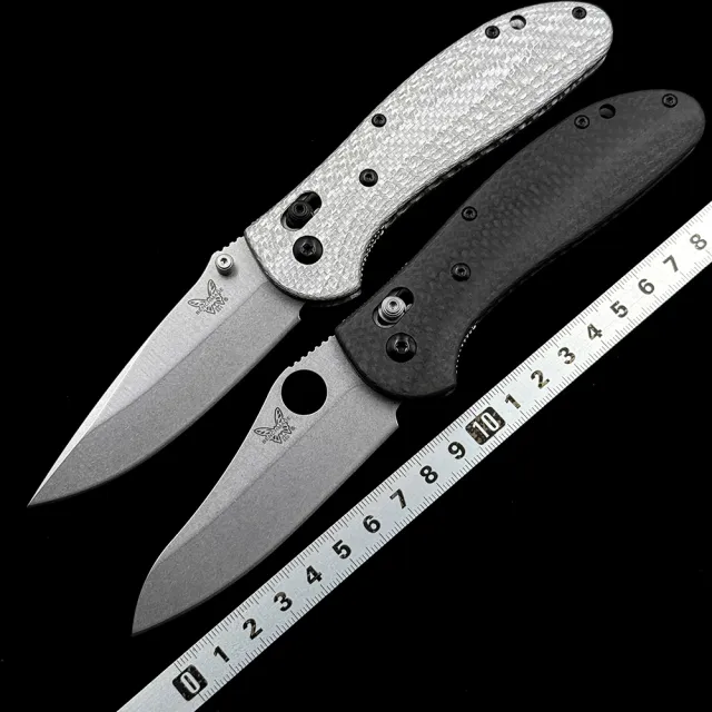BM 550-1 551-1 Carbon fiber handle Griptilian AXIS Bearing Folding Knife