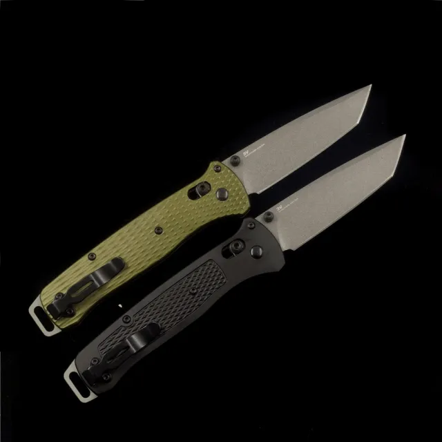 BM 537GY Bailout AXIS Aluminum Handle 3V Blade Folding Knife