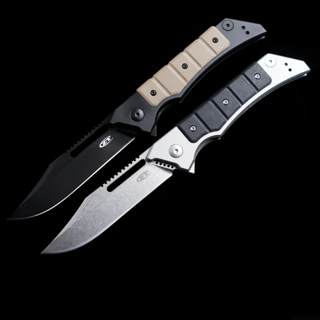 ZT 0223 Flipper Fish Fin KVT Bearing Folding Knife