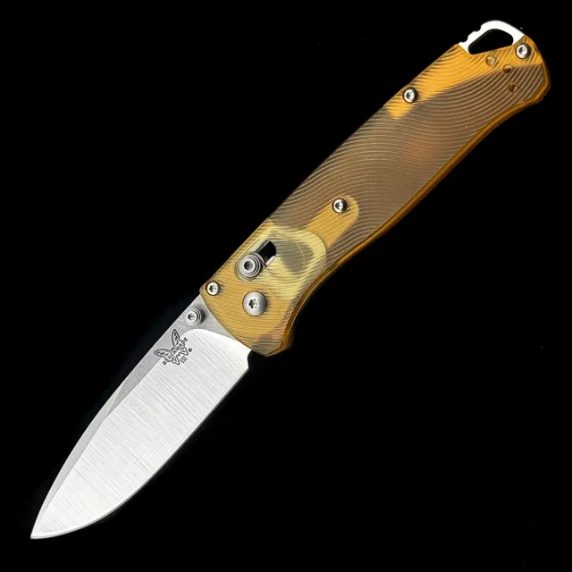 BM 535 PEI BUGOUT AXIS 100% 14C28N blade Folding Knife