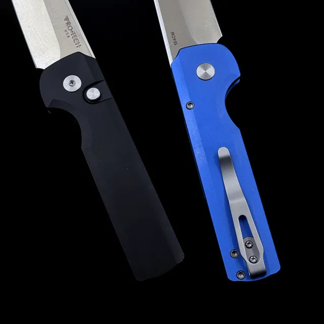 ProTech 2024 Reverse Tanto 154CM Aluminum Handle Folding Knife