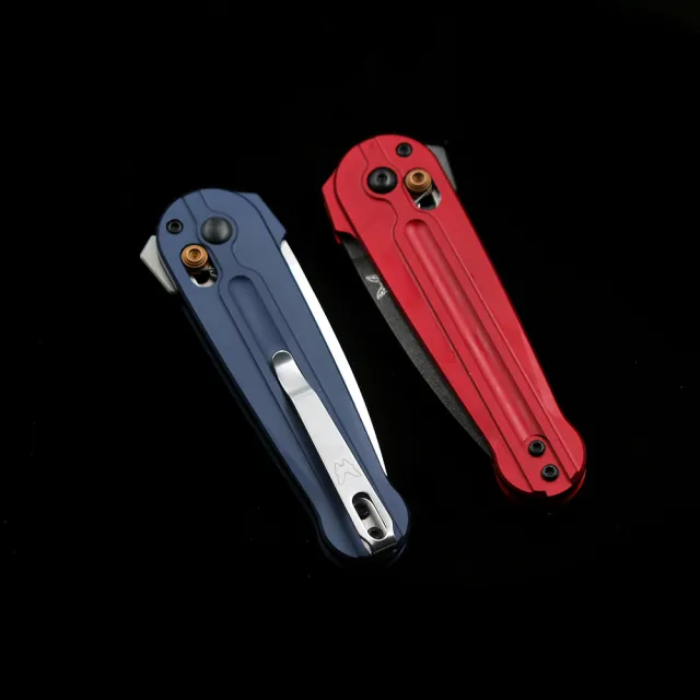 BM 491 Bugout AXIS Folding Knife Aluminum Handles