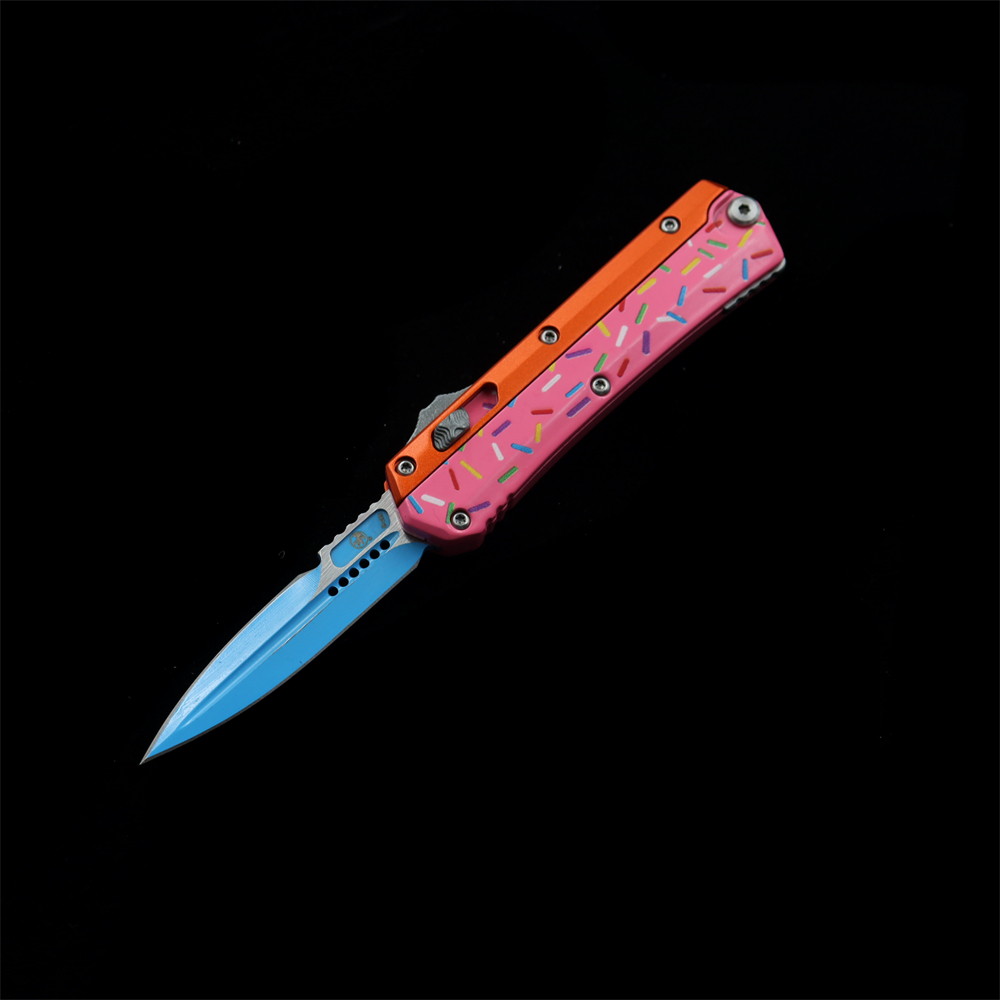 MINI Donut Pink GLYKON Zinc alloy handle Automatic knife