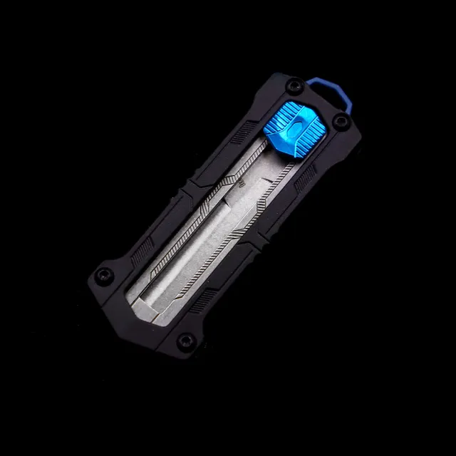 OEM KS 1190 Jens Anso Kapsule Sliding Button Lock Manual OTF Knife GFN Handles