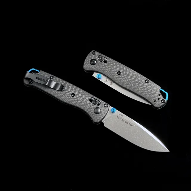 BM Mini 533-3 S90V Carbon Fiber Handles Bugout AXIS Folding Knife