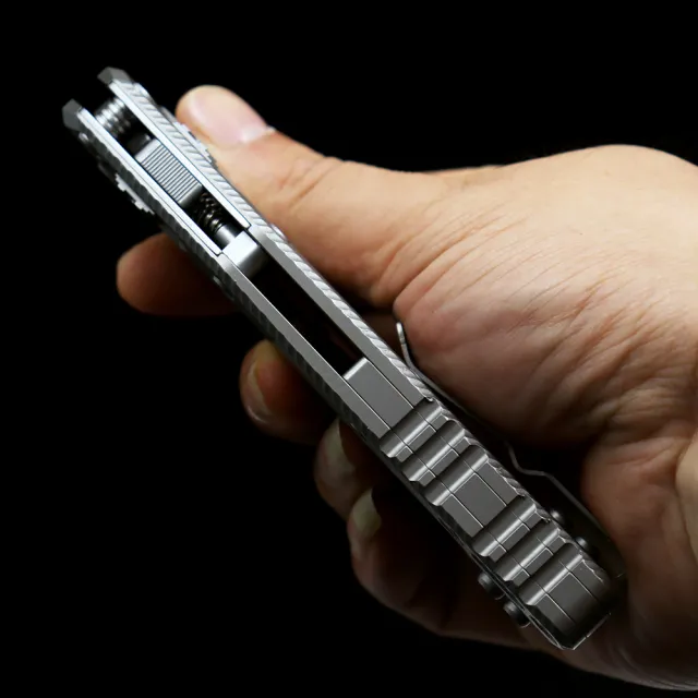 MT MSI RAM-LOK Manual Titanium Handle M390MK Blade Folding Knife