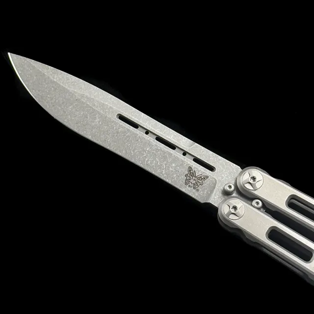 BM85 Titanium integrated handle Bali-Song Swing knife