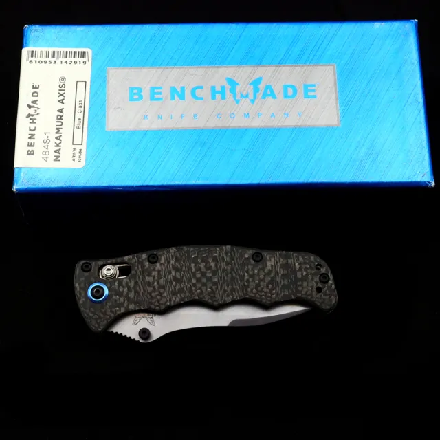 BM BM484S-1 Nakamura Carbon Handle AXIS Folding Knife