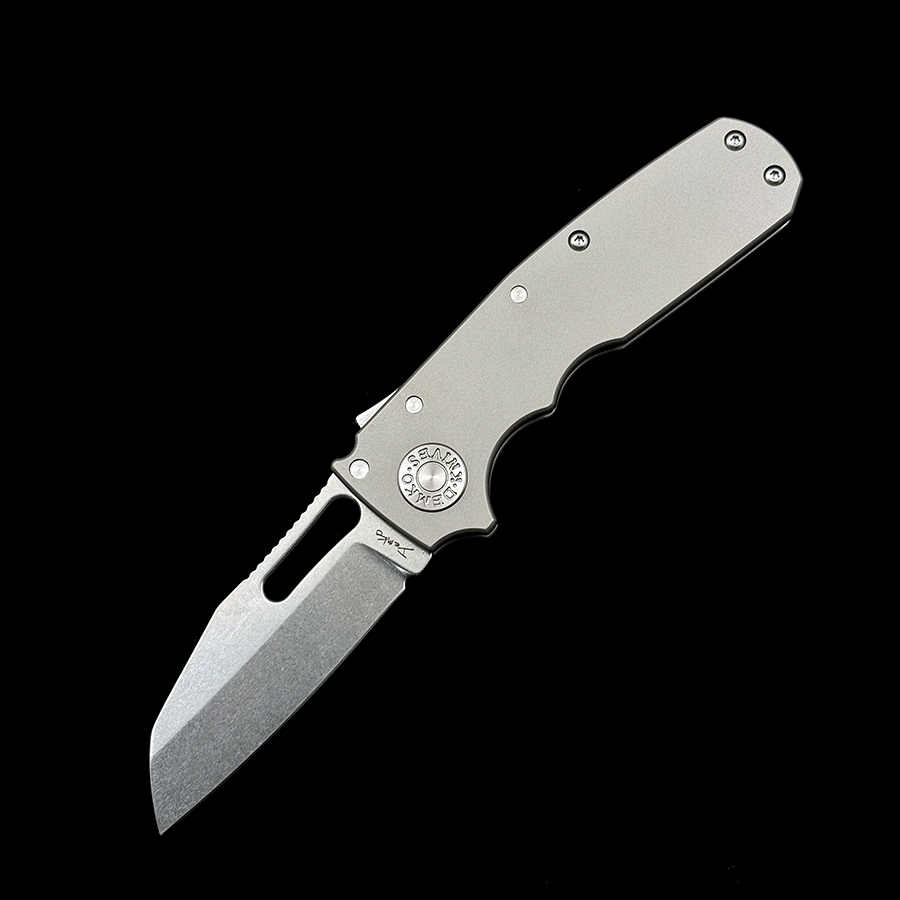 Andrew Demko Shark Cub Deep Carry Ceramic Bearing Titanium Handle Mark S35VN Pocket Folding Tactical Camping Hunting EDC Tool Knife