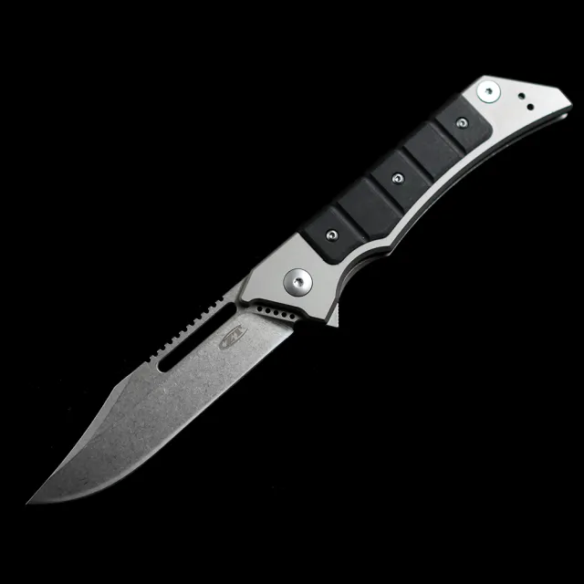 ZT 0223 Flipper Fish Fin KVT Bearing Folding Knife