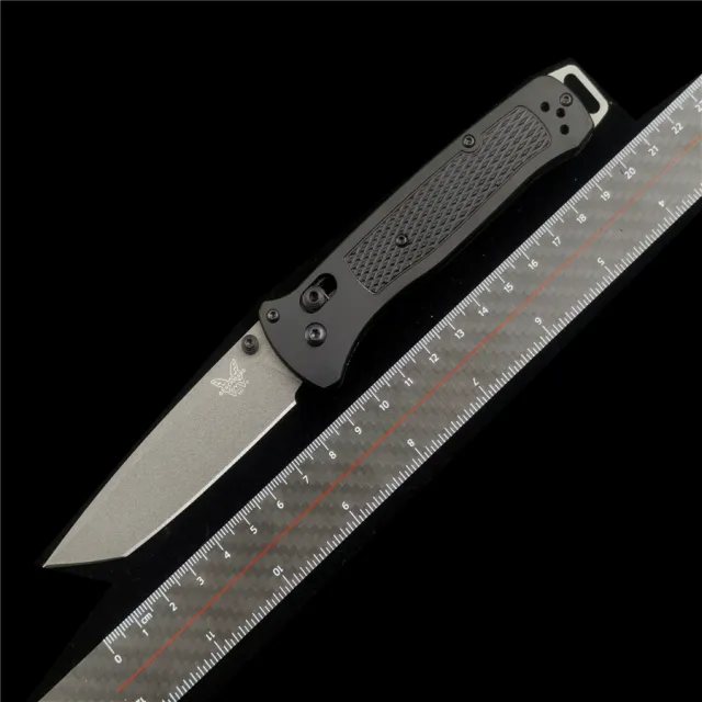 BM 537GY Bailout AXIS Aluminum Handle 3V Blade Folding Knife