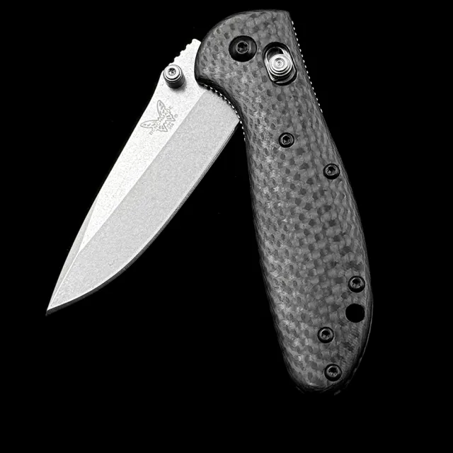 BM MINI 555-1 556-1 Griptilian AXIS Bearing Carbon fiber handle Folding Knife