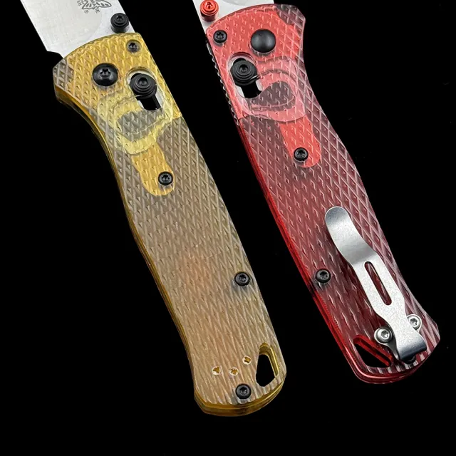 BM 535 Bearing Bugout AXIS PEI/ Acrylic handle Folding Knife