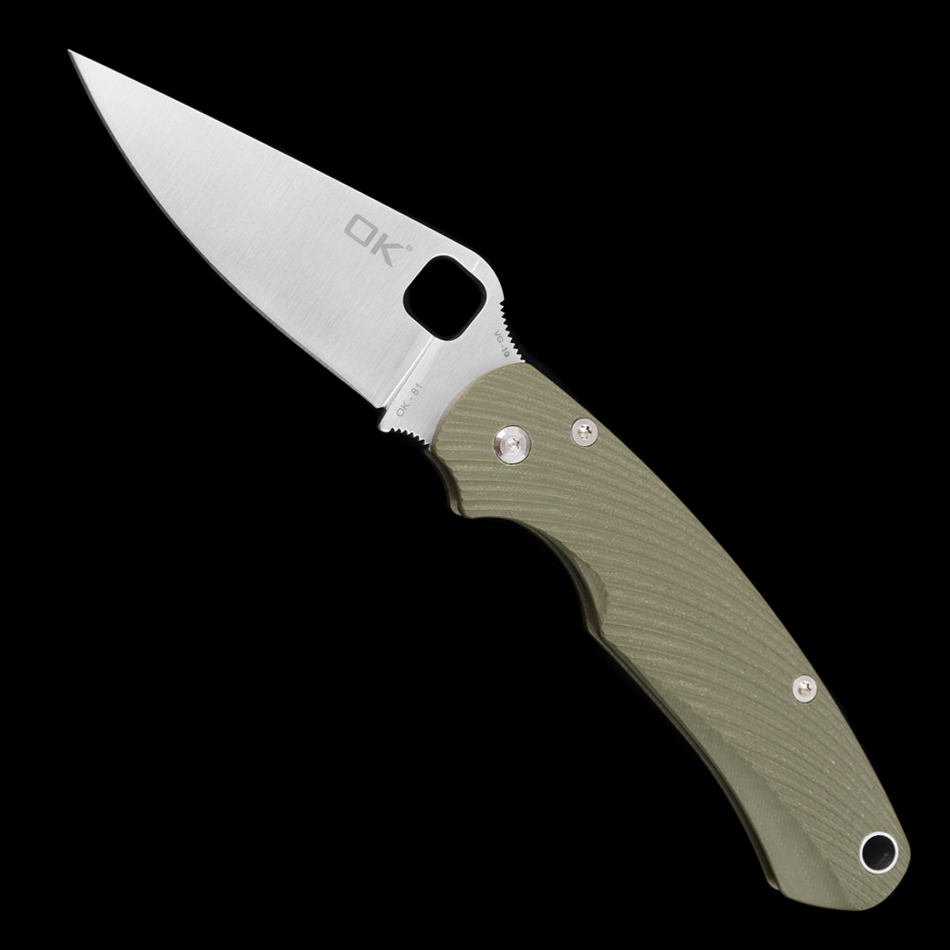 OK-81 Back Lock G10 Handle VG-10 Blade Outdoor Camping Hunting Pocket Folding Knife