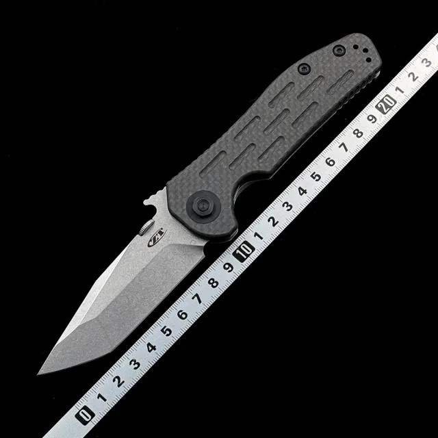 ZT 0620CF Emerson Tanto Carbon Fiber Bearing Folding Knife