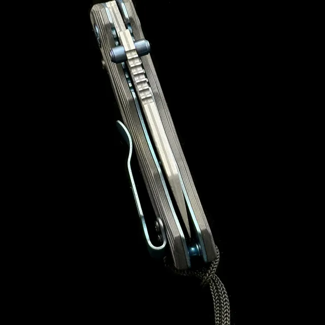 BM 290 Full Immunity AXIS Carbon fiber handle Damascus blade Folding Knife