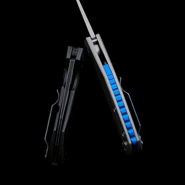 ZT 0456 Ceramics Bearing Folding Knife Mark 204P Titanium Handle Outdoor Camping Hunting EDC Tool Knife