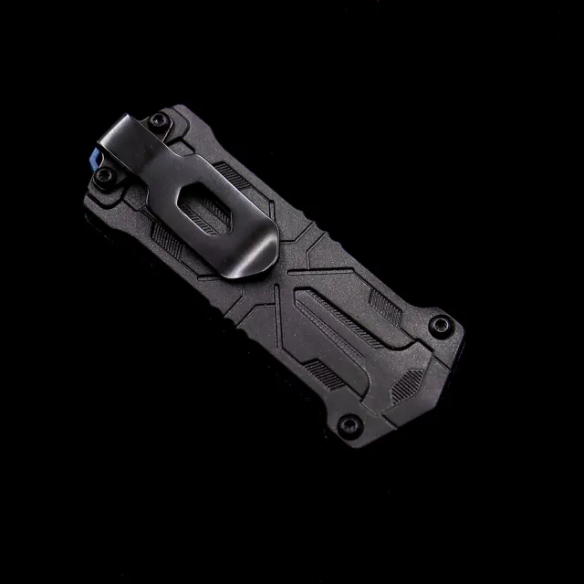 OEM KS 1190 Jens Anso Kapsule Sliding Button Lock Manual OTF Knife GFN Handles