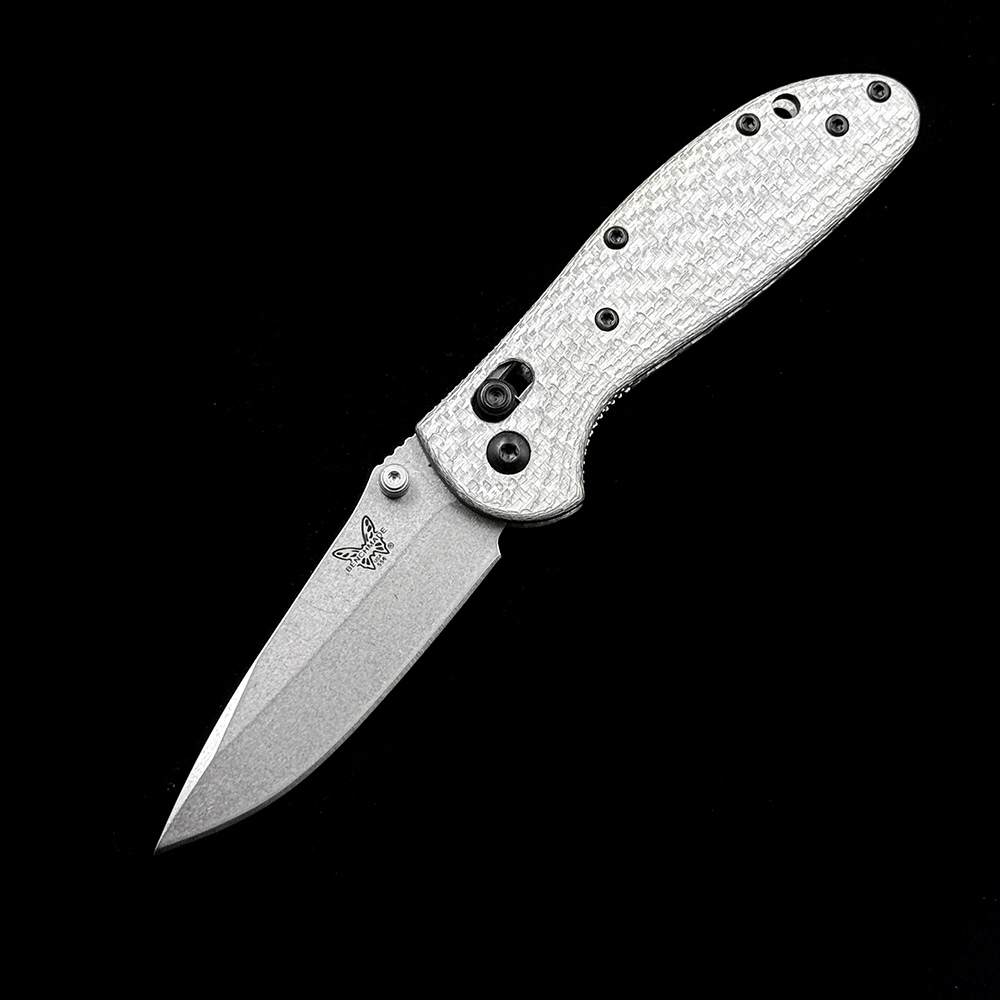BM MINI 555-1 556-1 Griptilian AXIS Bearing Carbon fiber handle Folding Knife