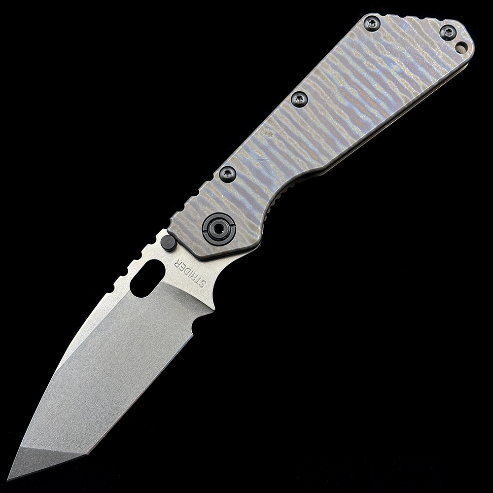 Strider SMF Aluminum +TC4 Titanium Handle Folding Knife
