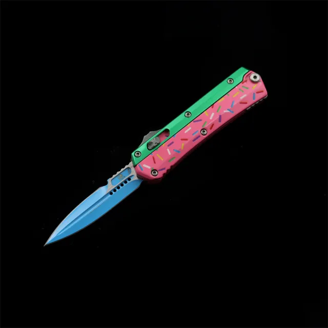 MINI Donut Pink GLYKON Zinc alloy handle Automatic knife
