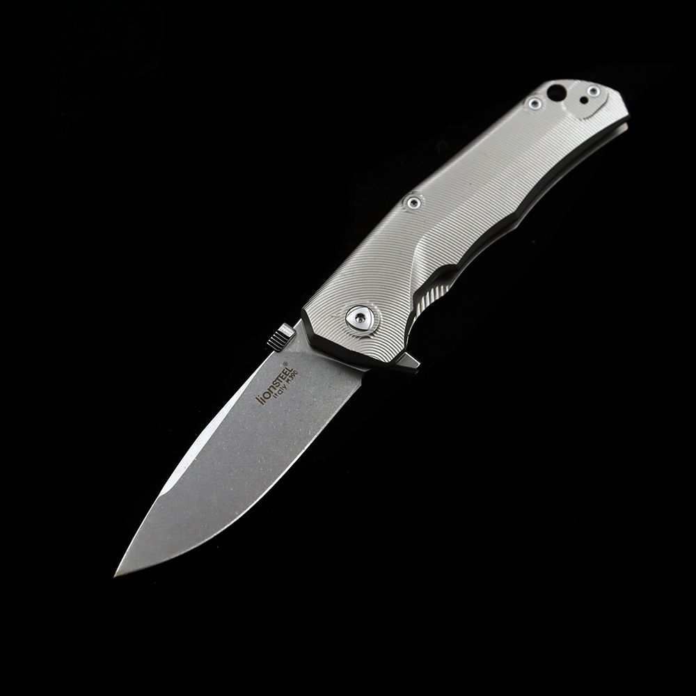 LionSteel TRE Three Rapid Exchange Folder M390 Blade Titanium Handles