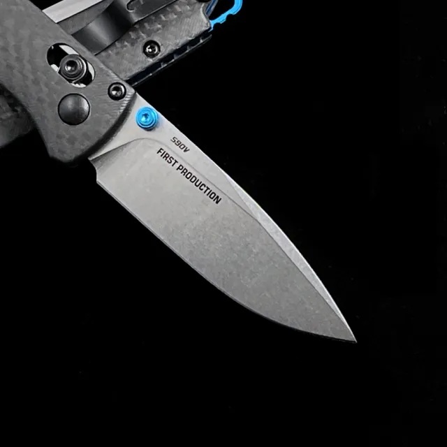 BM Mini 533-3 S90V Carbon Fiber Handles Bugout AXIS Folding Knife