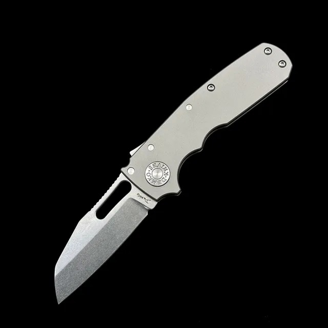 Andrew Demko Shark Cub Deep Carry Ceramic Bearing Titanium Handle Mark S35VN Pocket Folding Tactical Camping Hunting EDC Tool Knife