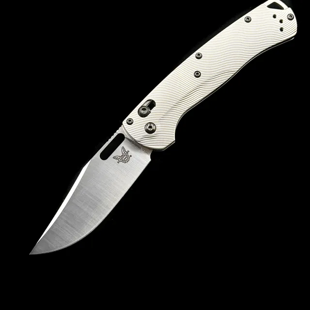 BM 15535 TIP Hunt Taggedout AXIS 100% 14C28N Titanium Folding Knife