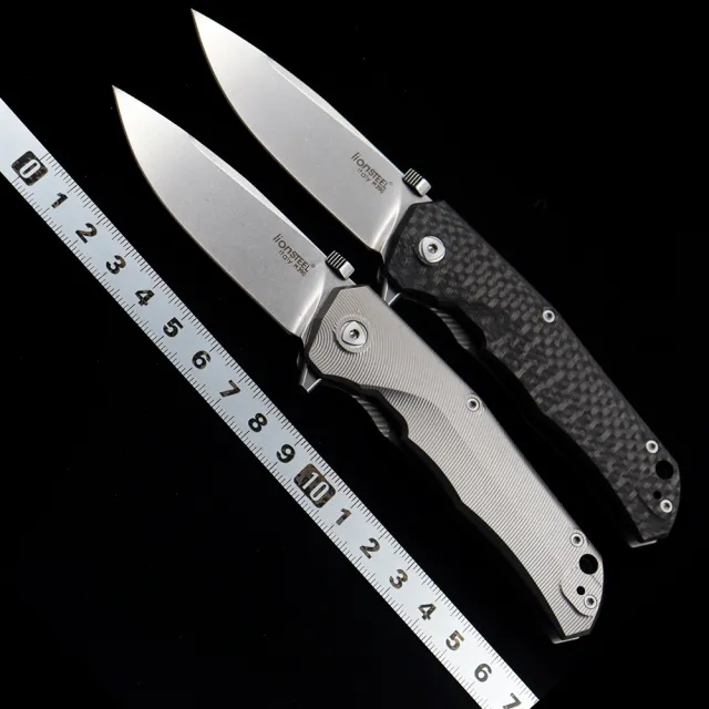 LionSteel TRE Three Rapid Exchange Folder M390 Blade Titanium Handles