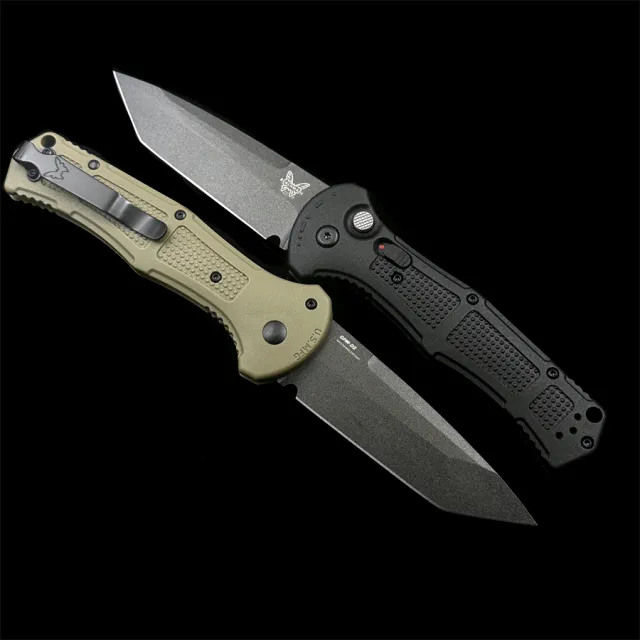 BM 9071BK Claymore AUTO Folding Knife 3.6