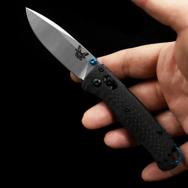 BM Mini 533-3 S90V/ Damascus AXIS Folding Knife