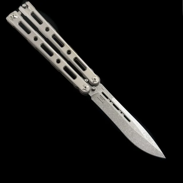 BM85 Titanium integrated handle Bali-Song Swing knife