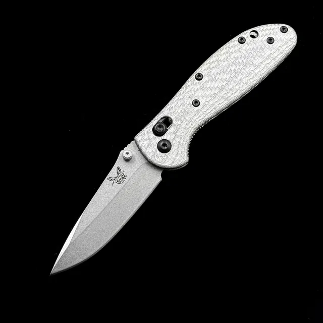 BM MINI 555-1 556-1 Griptilian AXIS Bearing Carbon fiber handle Folding Knife